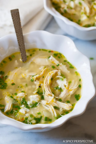 Greek Lemon Chicken Soup
