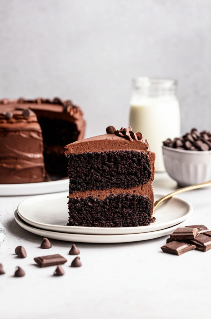 Deliciously Moist Chocolate Layer Cake