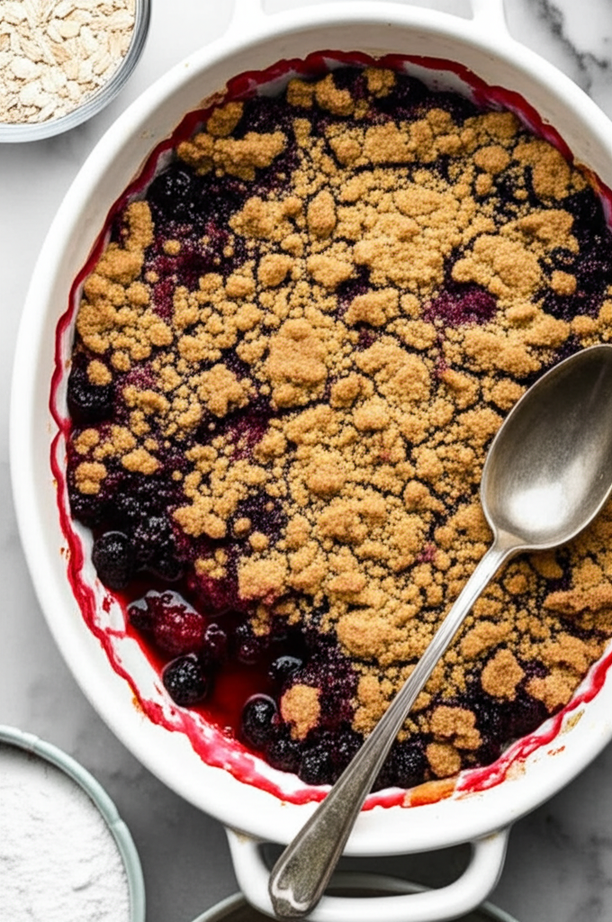 Uncle Dan’s Favorite Very Berry Crisp