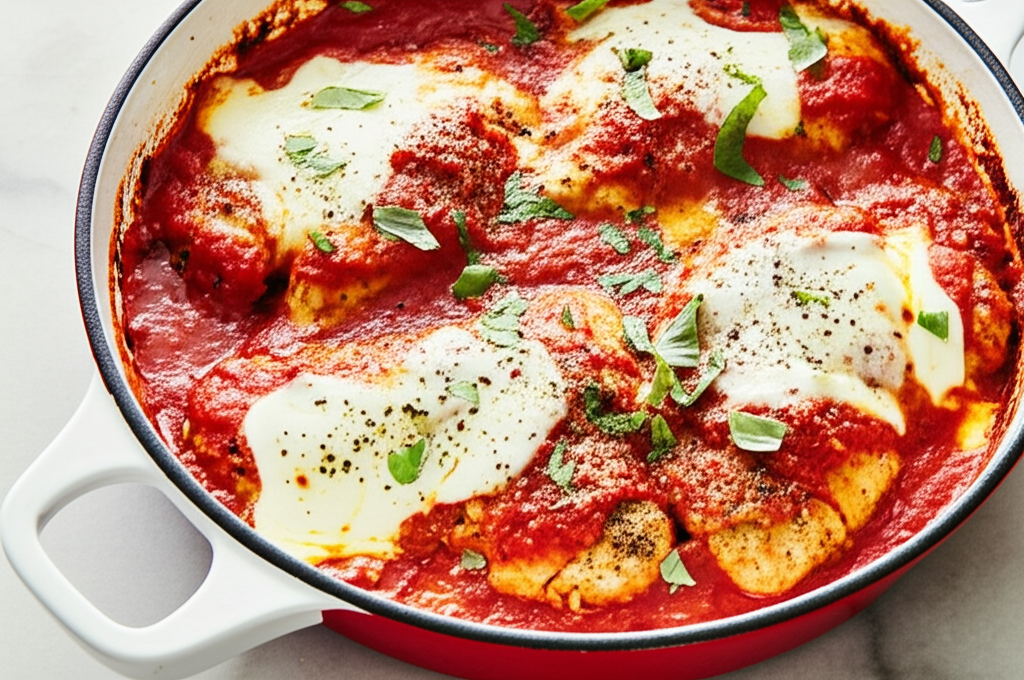 Skillet Chicken Parmesan